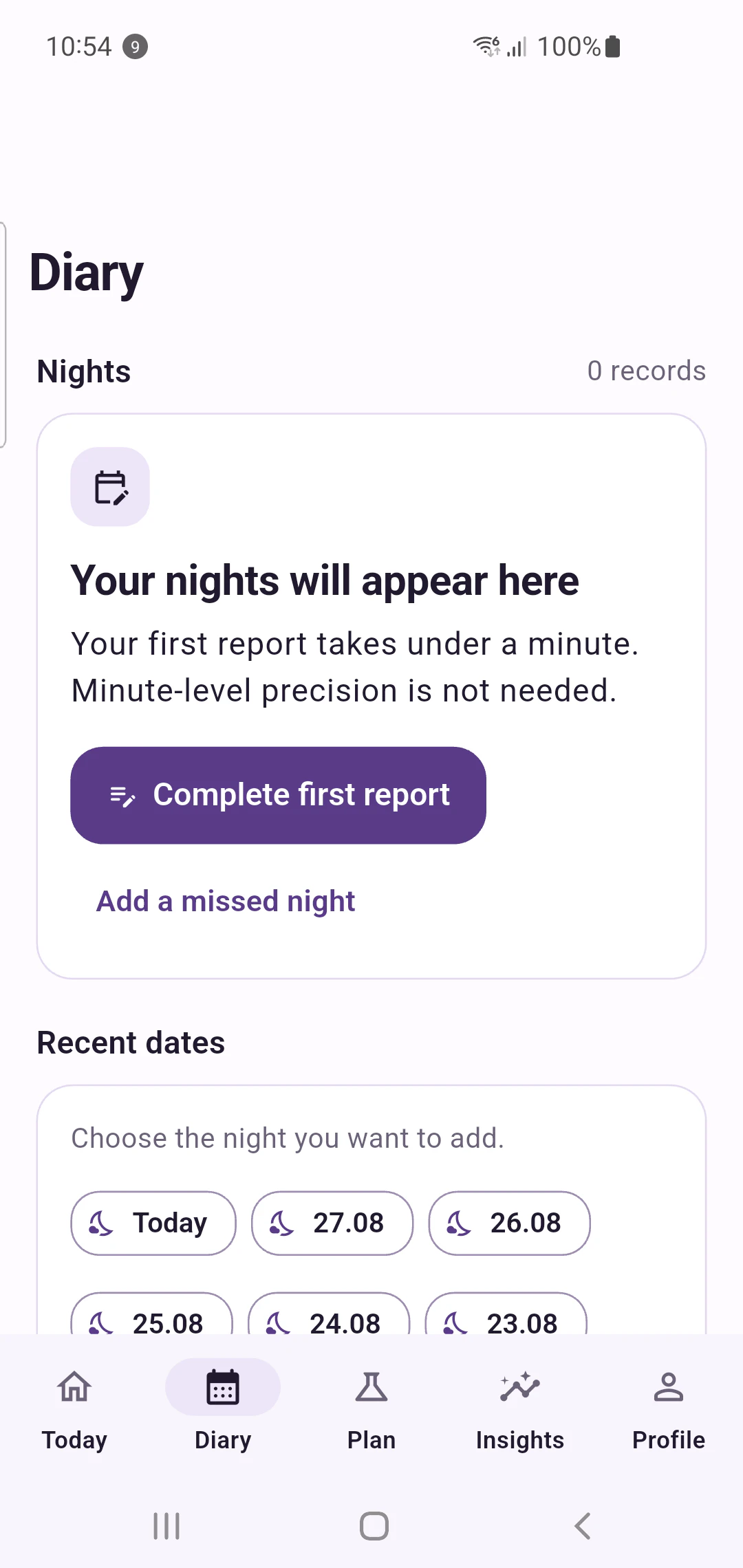 See every recorded night